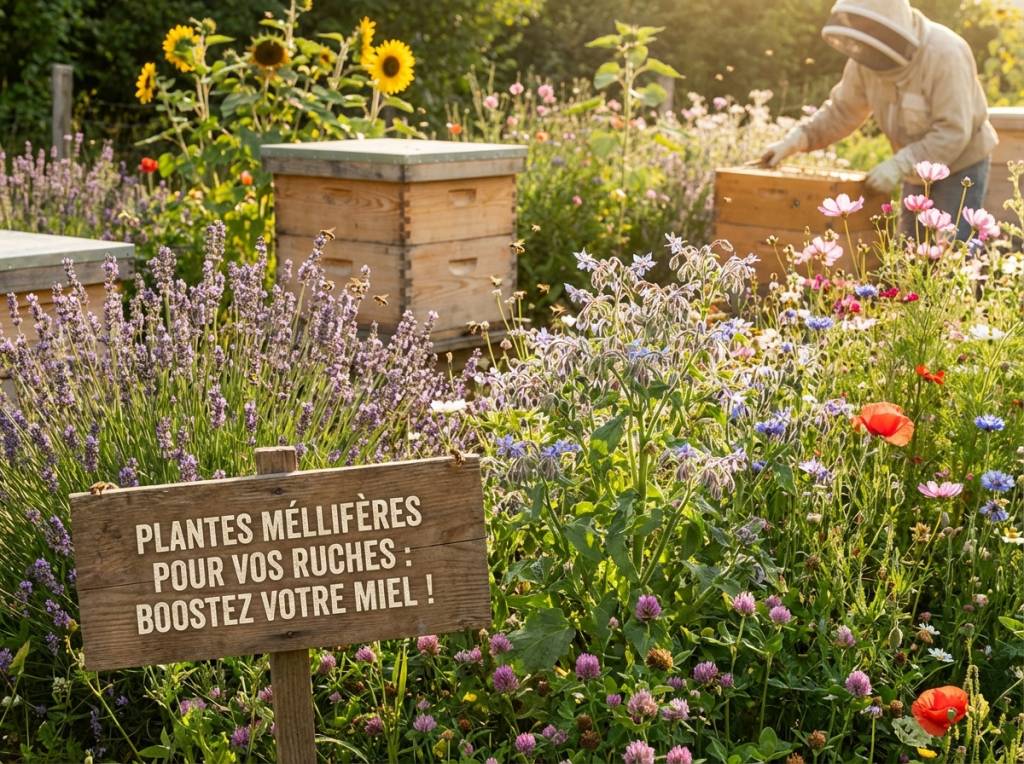 Les meilleures plantes mellifères à cultiver autour de vos ruches pour booster la production de miel